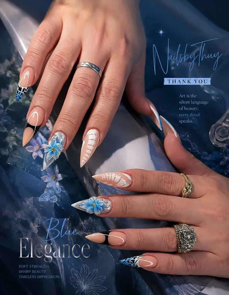 Gel-X nail extensions protecting and strengthening natural nails — Nails by Thuy Austin TX